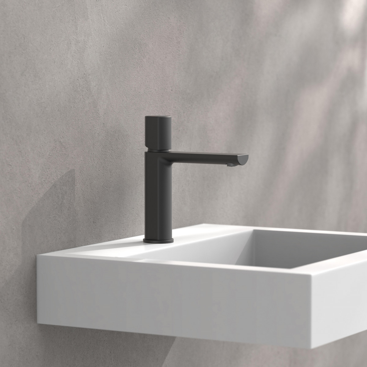 NEW YORK basin mixer • Black matt • SCHÜTTE