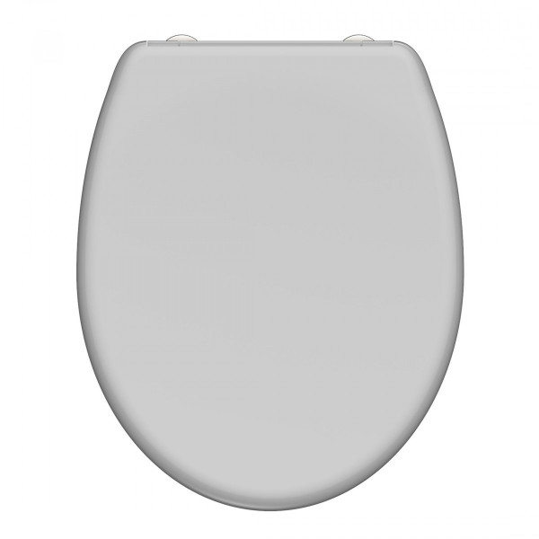WC seat GREY • Duroplast • Soft-close mechanism • SCHÜTTE