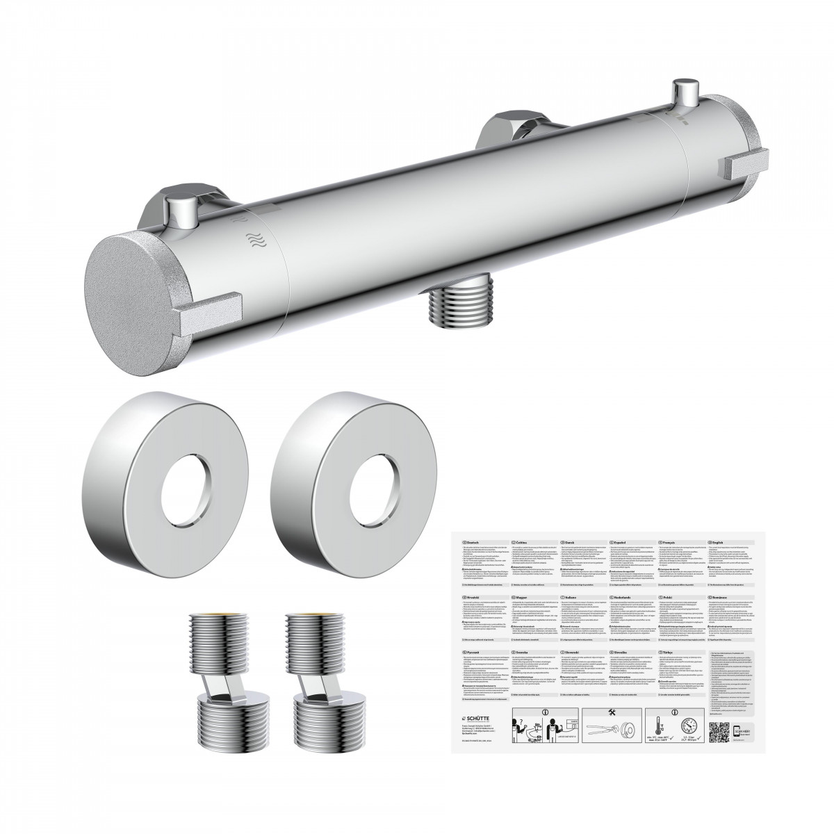 LONDON thermostatic shower mixer • chrome • SCHÜTTE