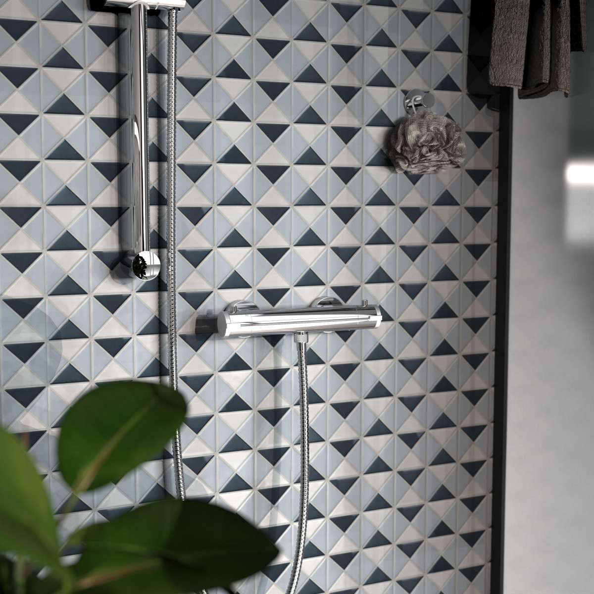 LONDON thermostatic shower mixer • chrome • SCHÜTTE