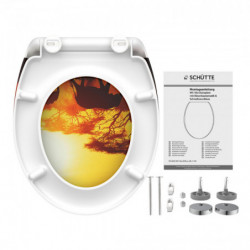 WC-zitting AFRICA • Duroplast • Softclosemechanisme • SCHÜTTE