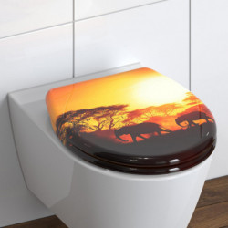 WC-zitting AFRICA • Duroplast • Softclosemechanisme • SCHÜTTE