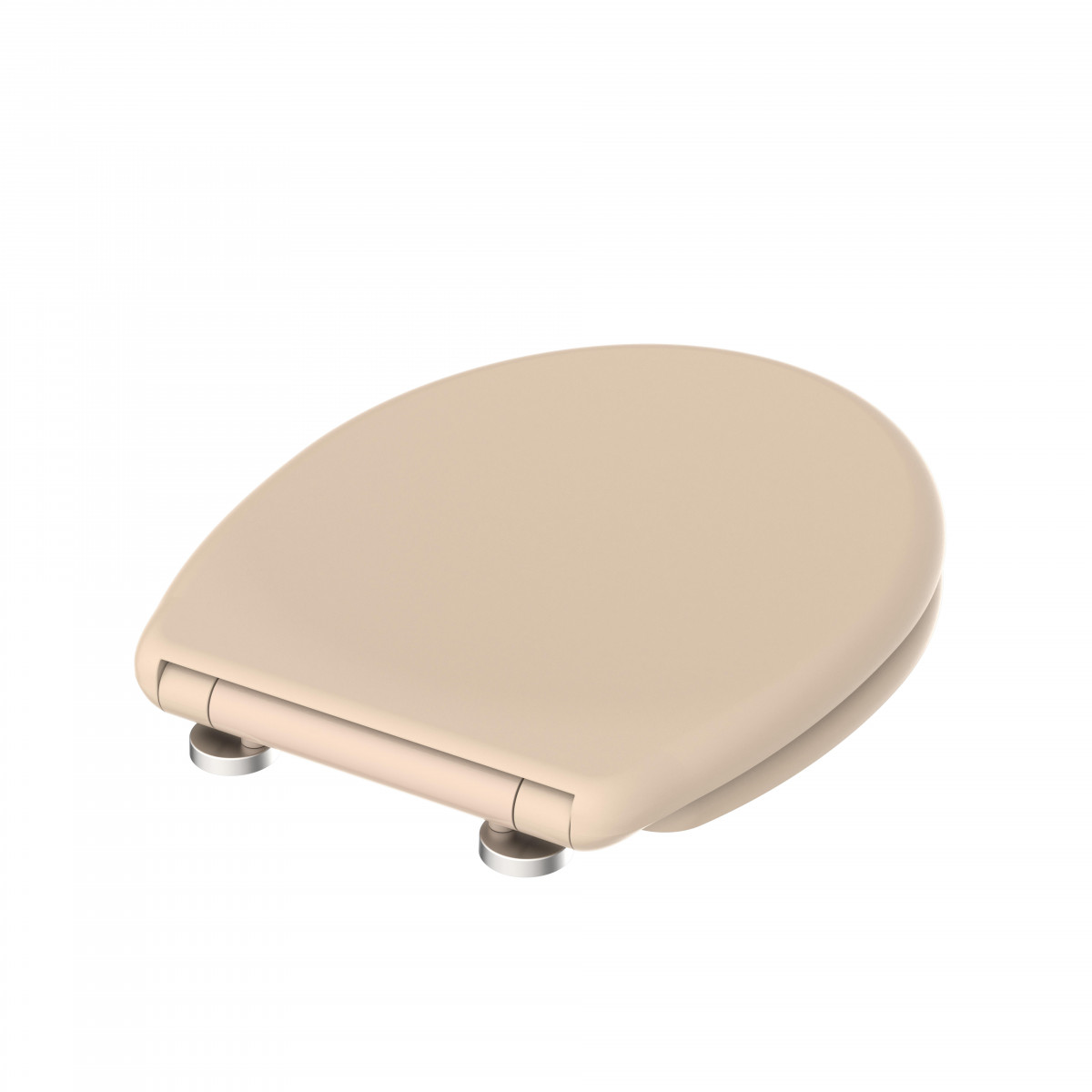 Siège WC BEIGE • plastique thermodurci • Avec abaissement automatique • SCHÜTTE