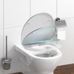WC seat FALLEN LEAF • Duroplast • With soft-close mechanism • SCHÜTTE