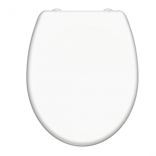 WC seat WHITE • Duroplast • Soft-close mechanism &amp; quick-release fastener