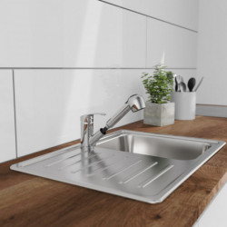 DIZIANI Mitigeur d'évier • Chrome • Basse pression • SCHÜTTE
