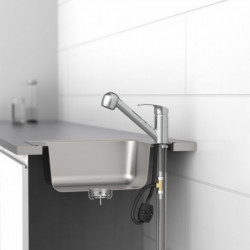 DIZIANI Mitigeur d'évier • Chrome • Basse pression • SCHÜTTE