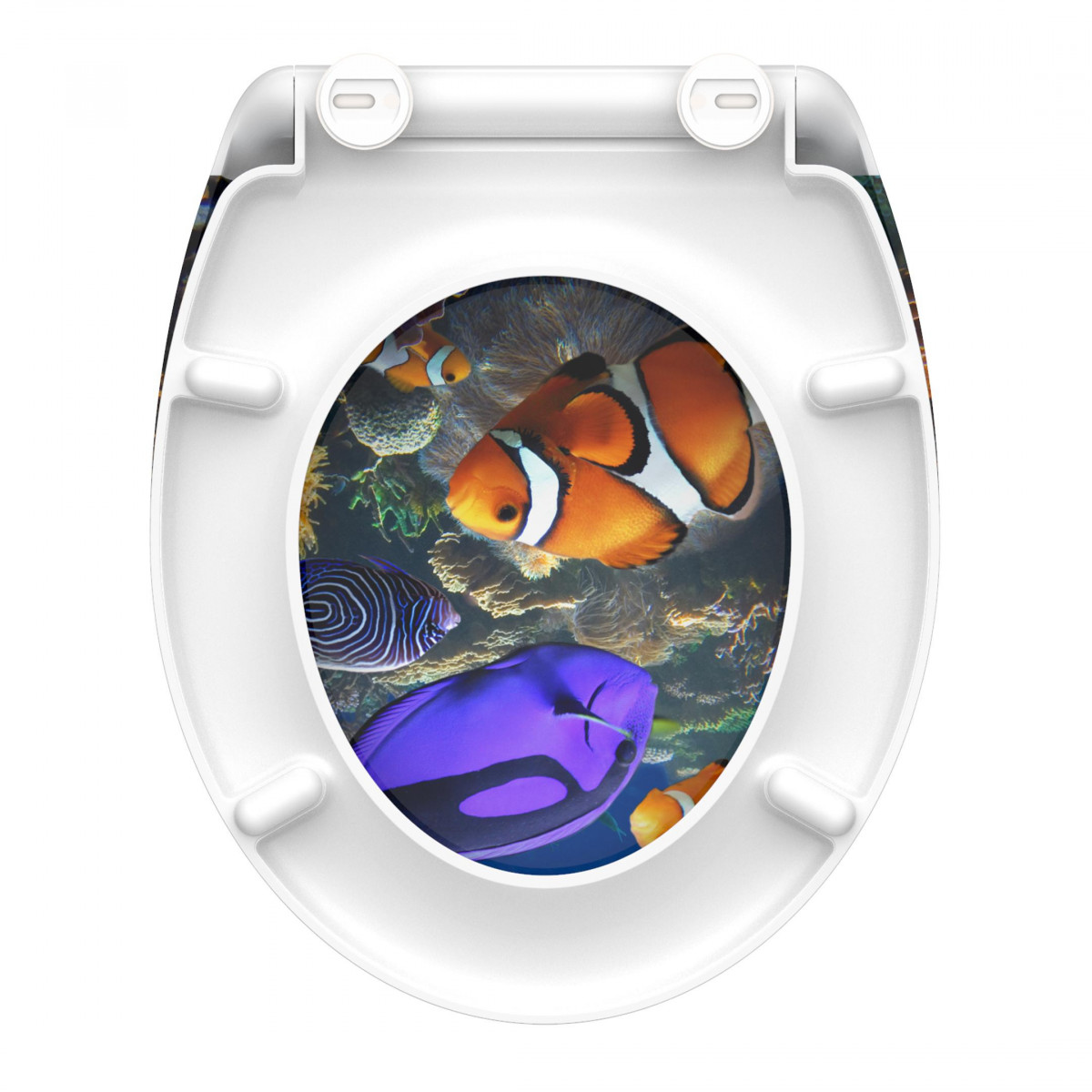 Siège WC SEA LIFE • plastique thermodurci • Avec abaissement automatique • SCHÜTTE