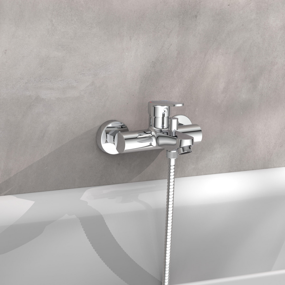 FUTURA DVGW bath mixer • chrome • SCHÜTTE