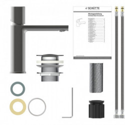 NEW YORK Mitigeur de lavabo • Graphite mat • SCHÜTTE