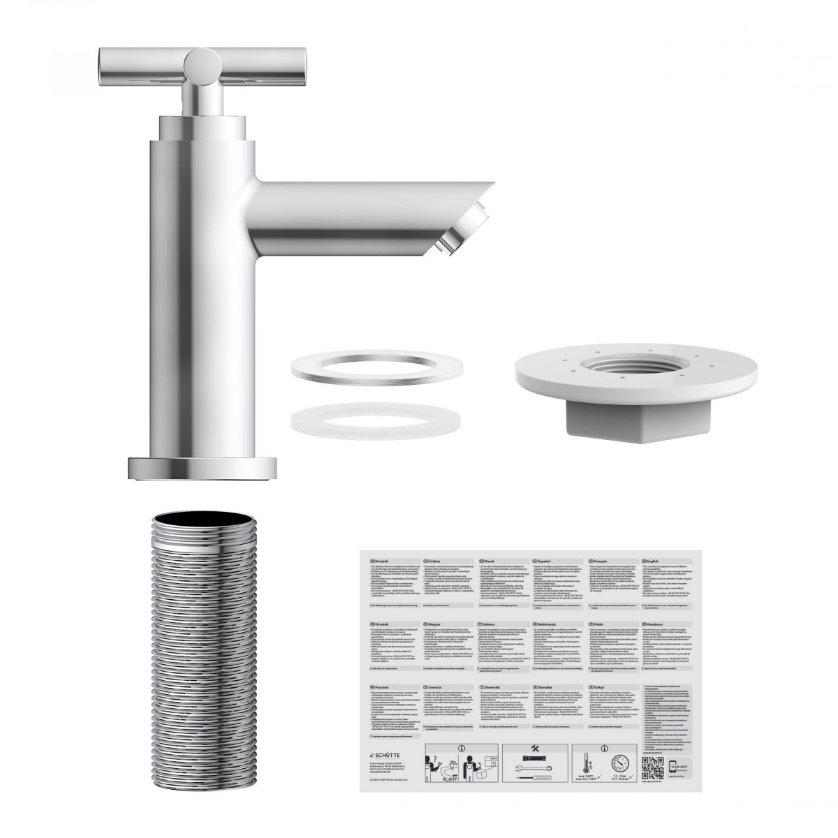 MATAO Pedestal valve • chrome • SCHÜTTE