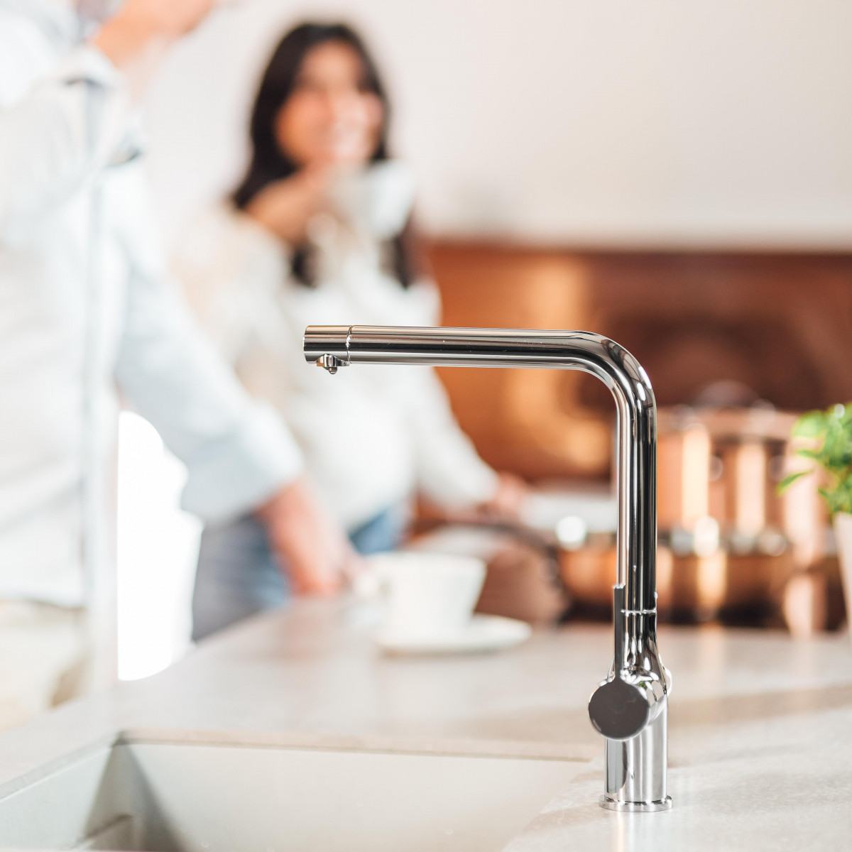 AQUASTAR PRO Keukenkraan met filtersysteem • Chroome • SCHÜTTE