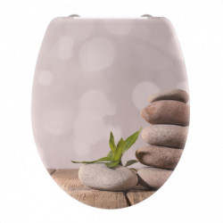 Siège WC STONE PYRAMID • Duroplast • Avec abaissement automatique • SCHÜTTE