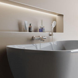LONDON Mitigeur thermostatique pour bain • Chrome • SCHÜTTE