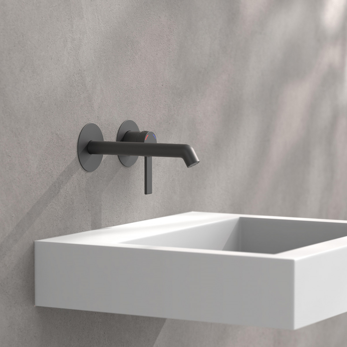 LOS ANGELES Mitigeur lavabo • Noir mat