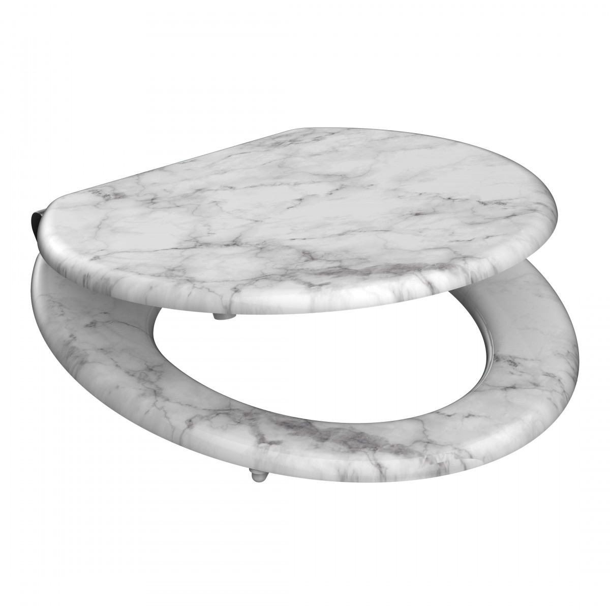 Siège WC MARMOR STONE • MDF • Avec abaissement automatique • SCHÜTTE