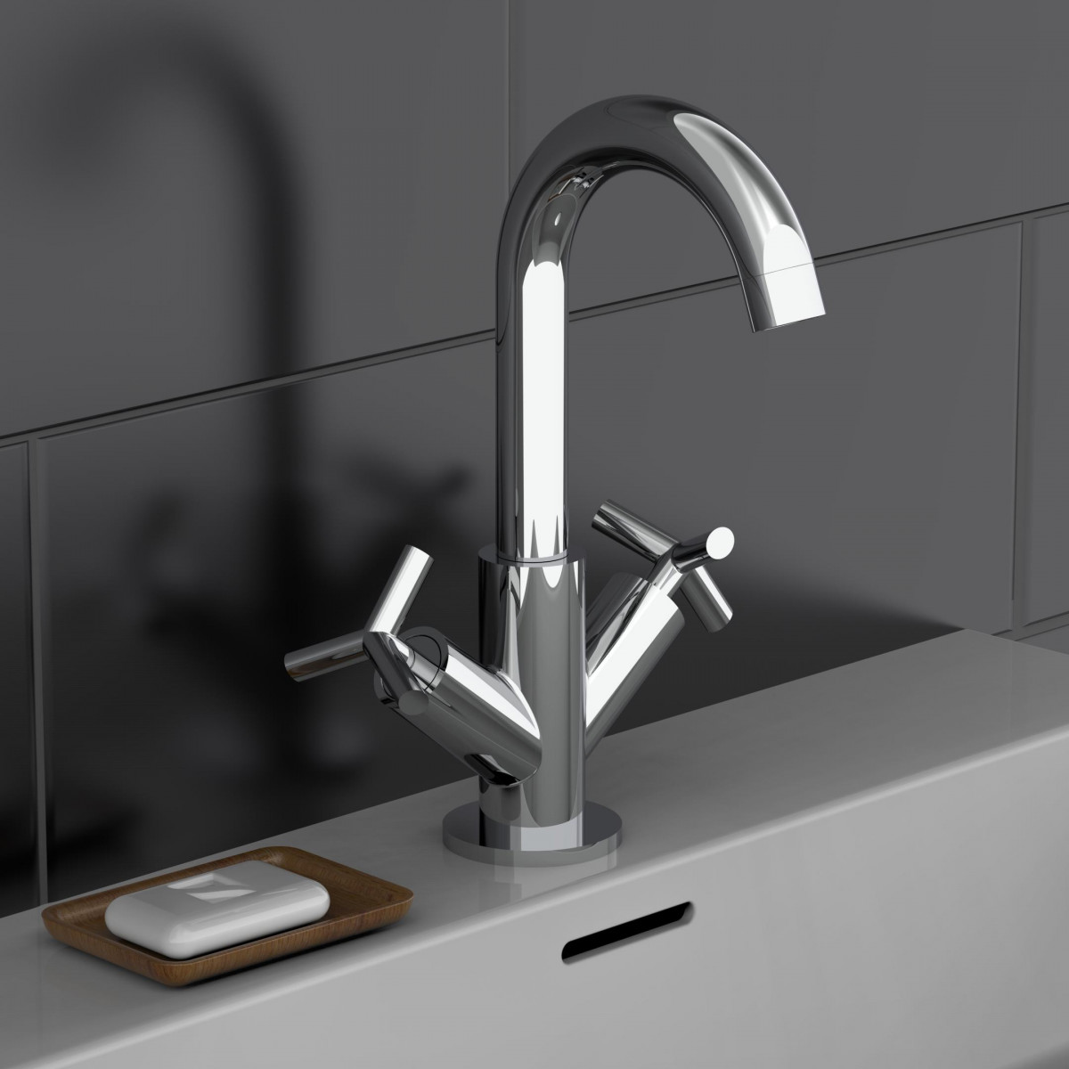 ELIOT Mitigeur de lavabo • Chrome • SCHÜTTE