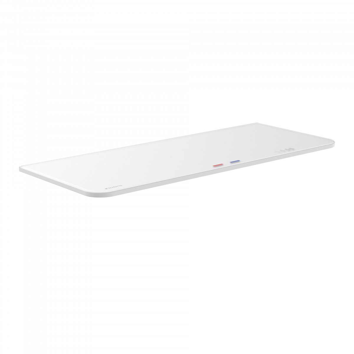 OCEAN Mitigeur thermostatique de douche avec tablette • chrome/blanc • SCHÜTTE