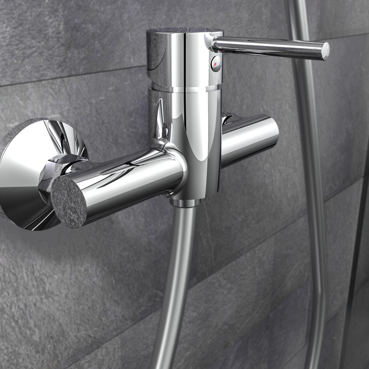 Robinet de douche LAURANA • Chrome • SCHÜTTE