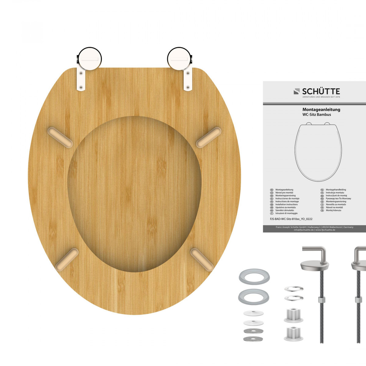 NATURAL BAMBOO WC seat • Bamboo • SCHÜTTE