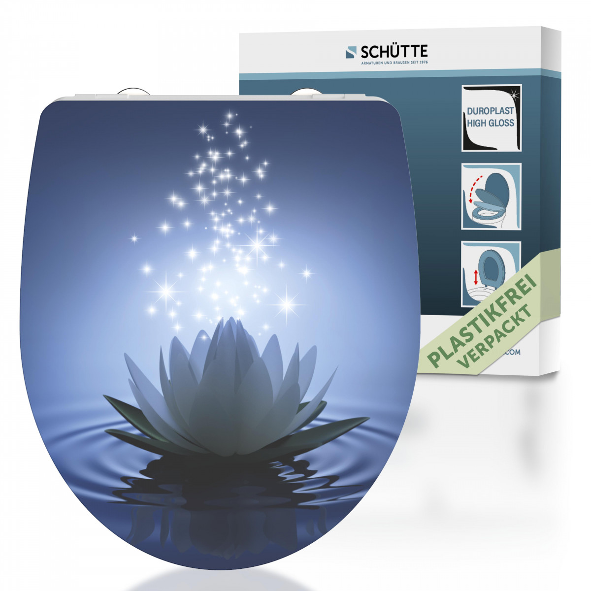 Acheter un siège de WC en plastique thermodurcissable High-Gloss | Schütte