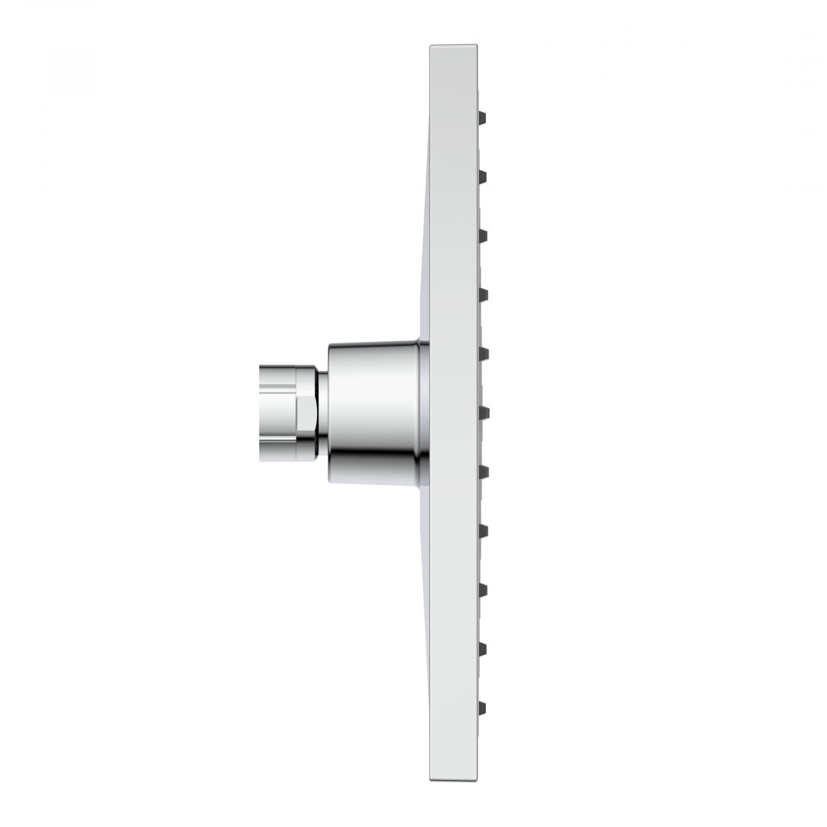 Douche de tête de rechange • Angulaire • Chrome • 00463 • SCHÜTTE