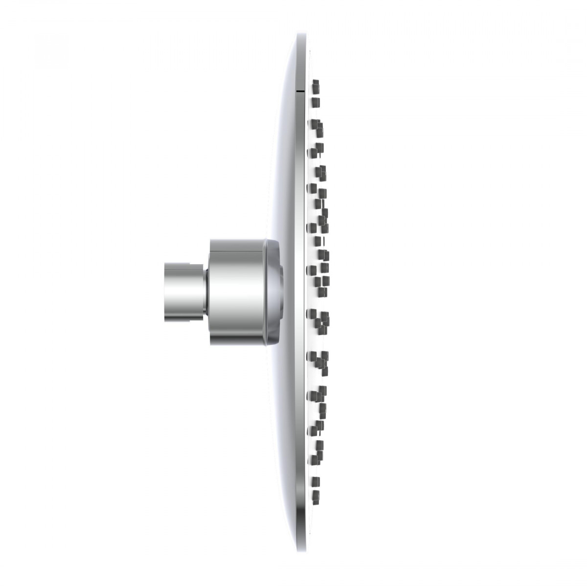 Vervangende hoofddouche • Rond • Chroom/lichtgrijs • 00470 • SCHÜTTE
