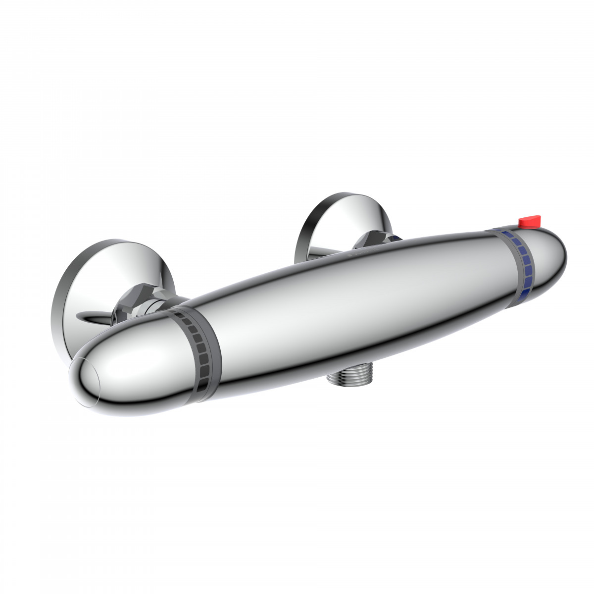 SUPRA thermostatic shower mixer • chrome • SCHÜTTE