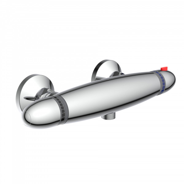 SUPRA thermostatic shower mixer • chrome • SCHÜTTE