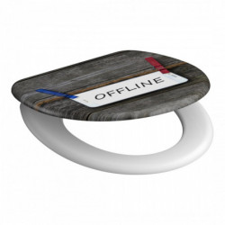 Siège WC OFFLINE • Duroplast • Avec abaissement automatique • SCHÜTTE