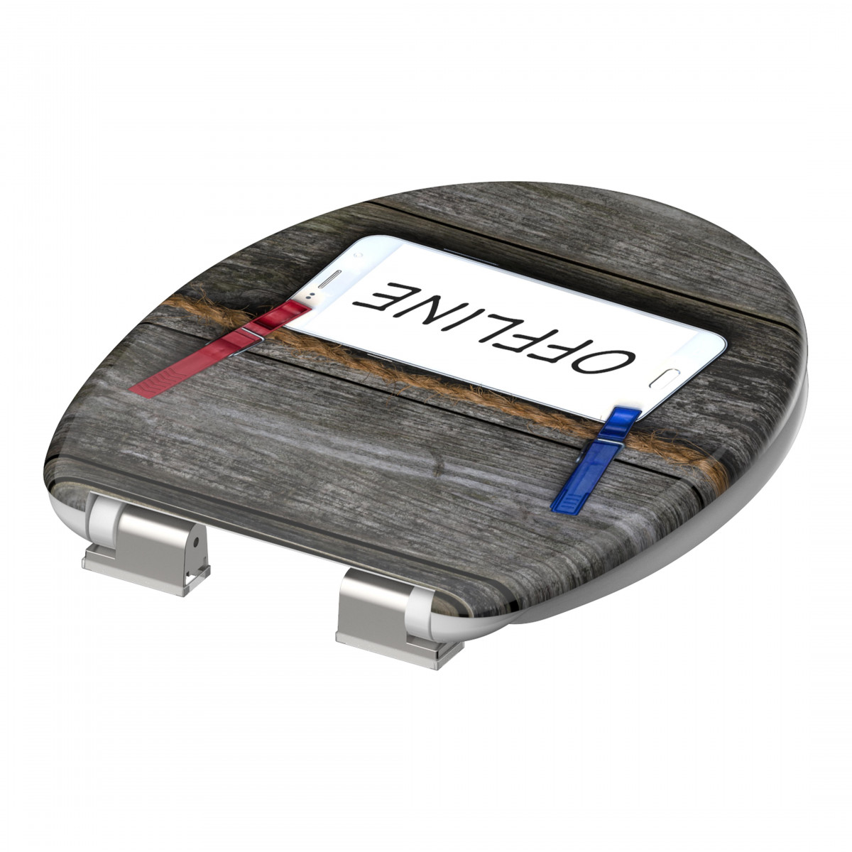 OFFLINE WC seat • Duroplast • With soft-close mechanism • SCHÜTTE