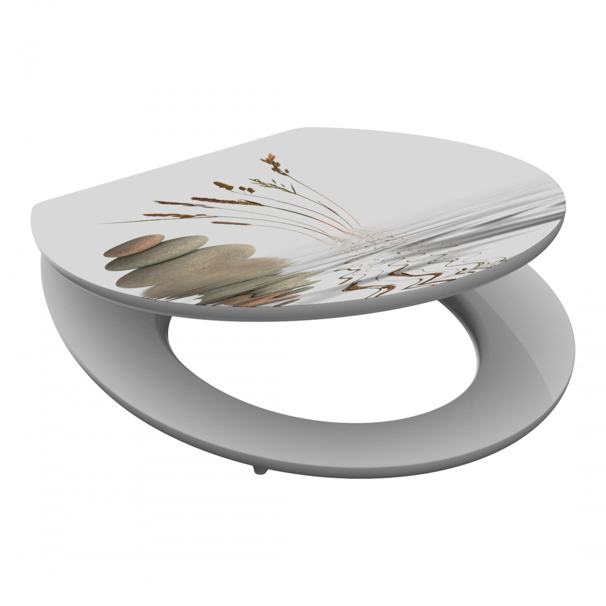HG Siège WC BALANCE • MDF • Avec abaissement automatique • SCHÜTTE