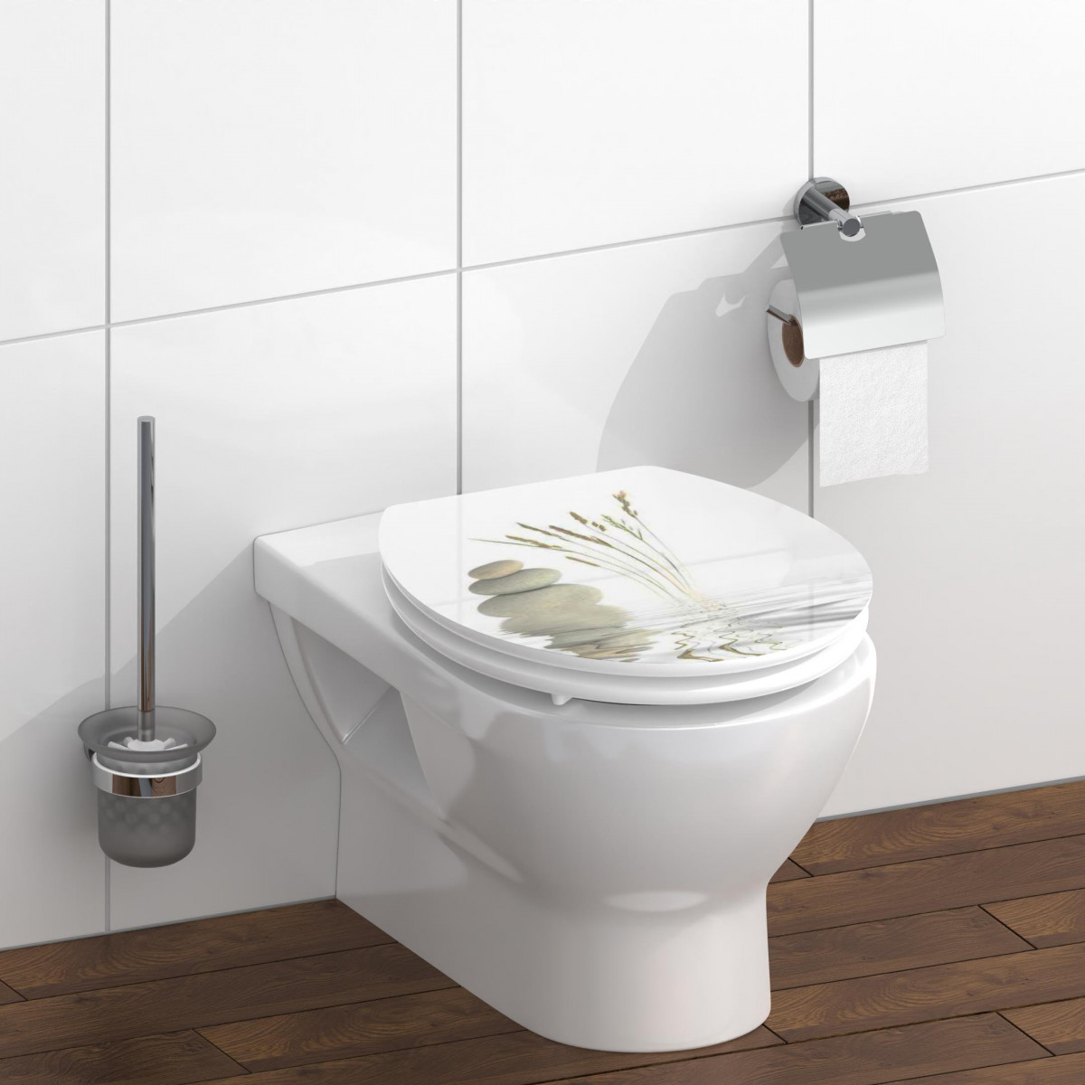 HG Siège WC BALANCE • MDF • Avec abaissement automatique • SCHÜTTE