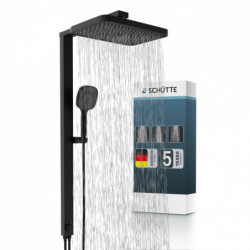 Ensemble de douche TOKYO SCHÜTTE • Noir mat • SCHÜTTE