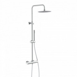 AQUADUCT overhead shower set • Thermostatic mixer • Chrome • SCHÜTTE
