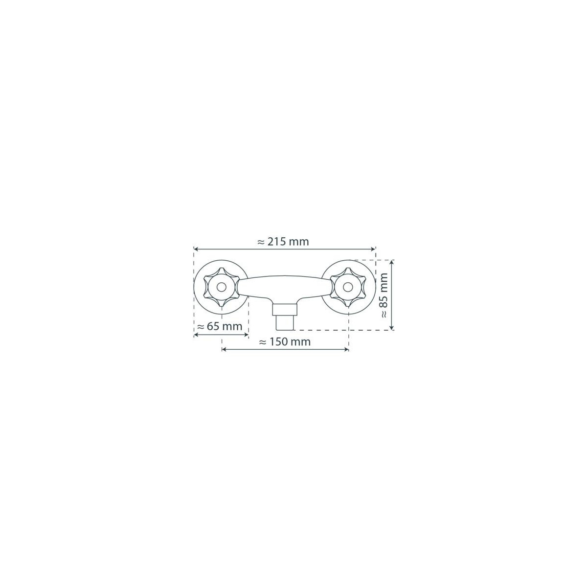 SAVINO Robinet de douche • Chrome • SCHÜTTE