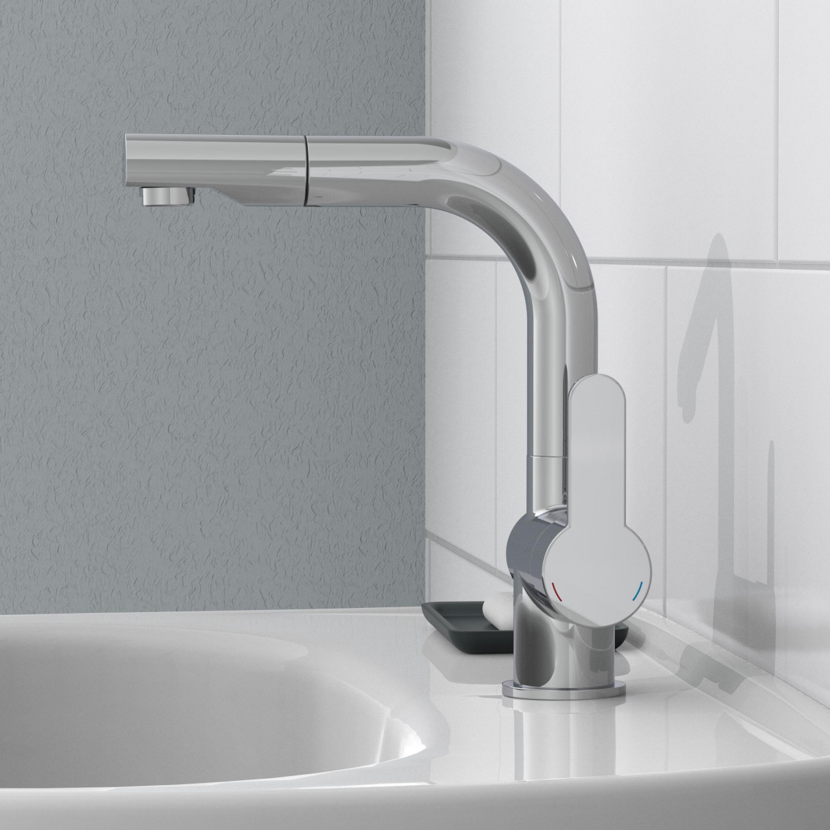 LONDON basin mixer • chrome • SCHÜTTE