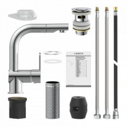 LONDON basin mixer • chrome • SCHÜTTE