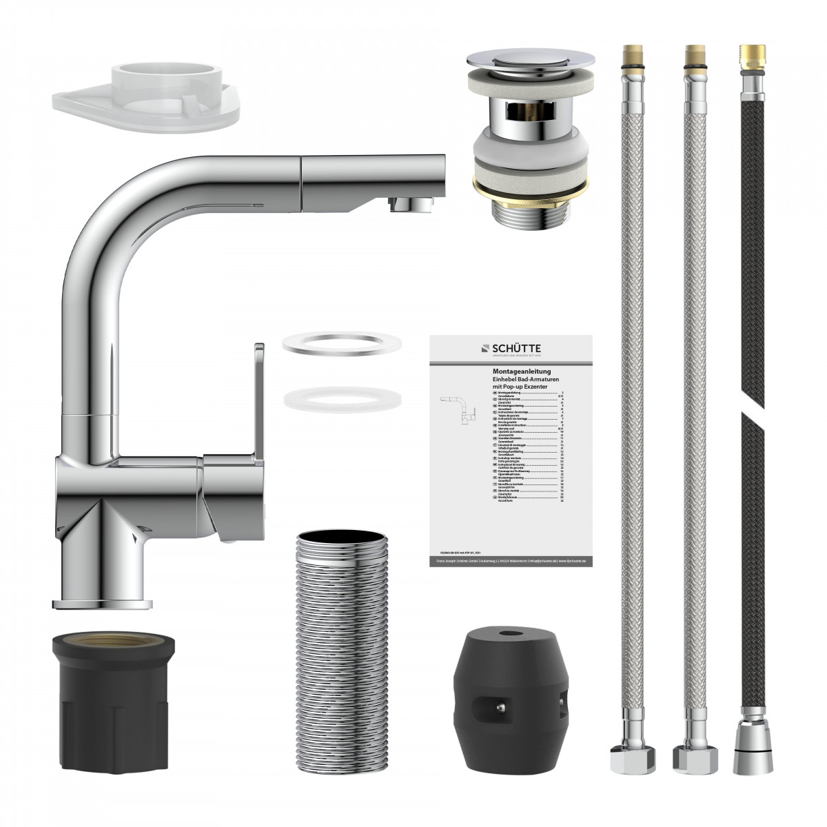 LONDON basin mixer • chrome • SCHÜTTE