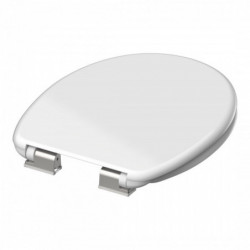 Siège WC WHITE • plastique thermodurci • Avec abaissement automatique • SCHÜTTE