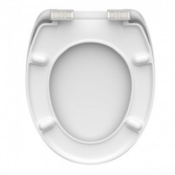 Siège WC WHITE • plastique thermodurci • Avec abaissement automatique • SCHÜTTE