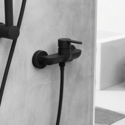 DENVER Shower fitting • Black matt • SCHÜTTE