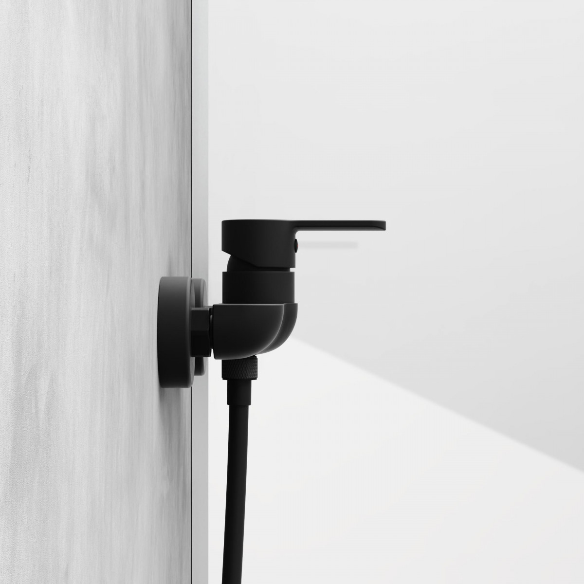 Robinet de douche DENVER • noir mat • SCHÜTTE