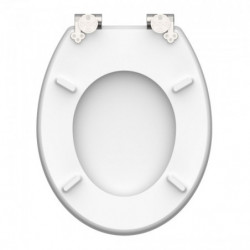 HG WC seat BLUE WOOD • MDF • With soft-close mechanism • SCHÜTTE