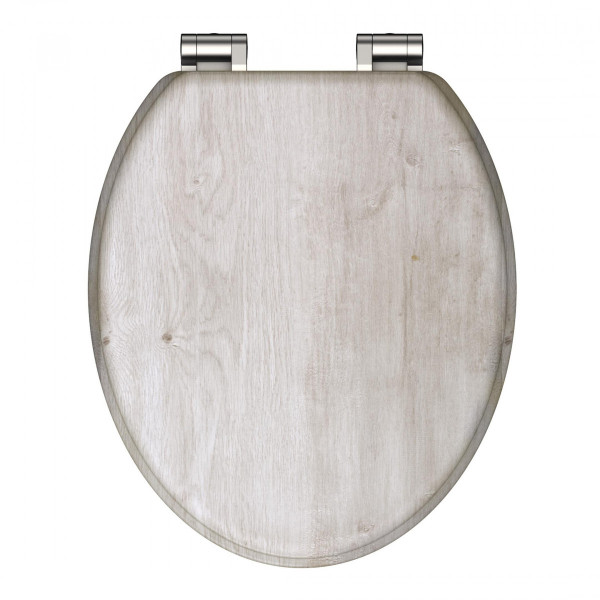 WC-zitting LIGHT WOOD • MDF • Met soft-close mechanisme • SCHÜTTE