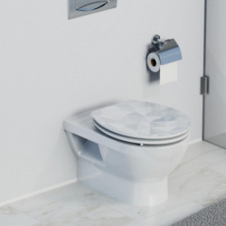 HG Siège WC DIAMOND • MDF • Avec abaissement automatique • SCHÜTTE