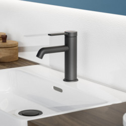 LOS ANGELES Wash basin mixer • Black matt