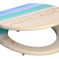 RELAX WC seat • MDF • With soft-close mechanism • SCHÜTTE