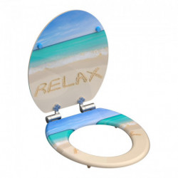 RELAX WC seat • MDF • With soft-close mechanism • SCHÜTTE