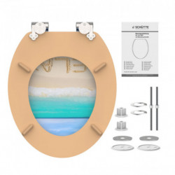 Siège WC RELAX • MDF • Avec abaissement automatique • SCHÜTTE